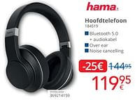 Promoties Hama hoofdtelefoon 184519 - Hama - Geldig van 01/09/2024 tot 30/09/2024 bij Eldi