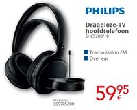 Promoties Philips draadloze-tv hoofdtelefoon shc5200-10 - Philips - Geldig van 01/09/2024 tot 30/09/2024 bij Eldi