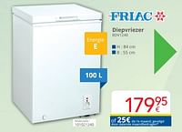 Friac diepvriezer bdv1240-Friac