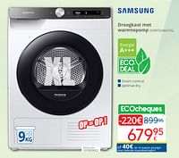 Samsung droogkast met warmtepomp dv90t5240at-s2-Samsung