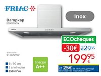 Friac dampkap bdk0900ix-Friac