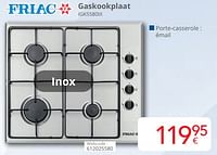 Friac gaskookplaat igk5580ix-Friac