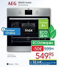 Aeg multi oven bps335061m-AEG