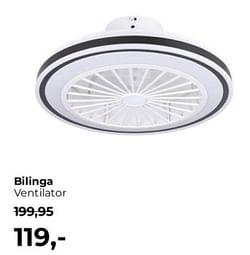 Bilinga ventilator