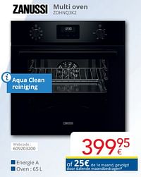 Zanussi multi oven zohnq3k2-Zanussi