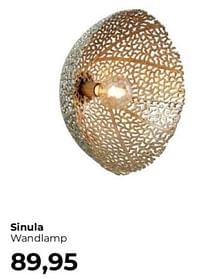 Sinula wandlamp-Huismerk - Lampidee