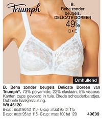 Beha zonder beugels delicate doreen van triumph-Triumph