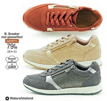 Promoties Sneaker met glanseffect - Huismerk - Damart - Geldig van 26/08/2024 tot 15/12/2024 bij Damart