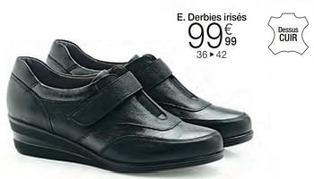 Promotions Derbies irisés - Produit Maison - Damart - Valide de 26/08/2024 à 15/12/2024 chez Damart