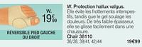 Promotions Protection hallux valgus - Epitact - Valide de 26/08/2024 à 15/12/2024 chez Damart