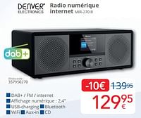 Promotions Denver electronics radio numérique internet mir-270 b - Denver Electronics - Valide de 01/09/2024 à 30/09/2024 chez Eldi