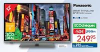 Promotions Panasonic smart tv full hd 32``-81 cm tx32m36e - Panasonic - Valide de 01/09/2024 à 30/09/2024 chez Eldi