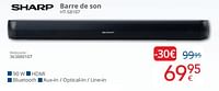 Promotions Sharp barre de son ht-sb107 - Sharp - Valide de 01/09/2024 à 30/09/2024 chez Eldi