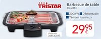 Promotions Tristar barbecue de table bq-2813 - Tristar - Valide de 01/09/2024 à 30/09/2024 chez Eldi