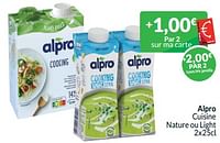 Promotions Alpro cuisine nature ou light - Alpro - Valide de 01/09/2024 à 30/09/2024 chez Intermarche