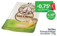 Promotions Val-dieu fromage d’abbaye - Val Dieu - Valide de 01/09/2024 à 30/09/2024 chez Intermarche