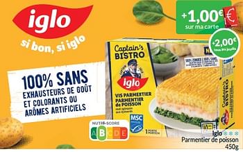 Promotions Parmentier de poisson - Iglo - Valide de 01/09/2024 à 30/09/2024 chez Intermarche