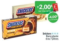 Promotions Snickers barre glacée - Snickers - Valide de 01/09/2024 à 30/09/2024 chez Intermarche