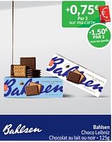 Promotions Bahlsen choco leibniz chocolat au lait ou noir - Bahlsen - Valide de 01/09/2024 à 30/09/2024 chez Intermarche