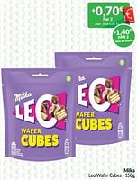 Promotions Milka leo wafer cubes - Milka - Valide de 01/09/2024 à 30/09/2024 chez Intermarche