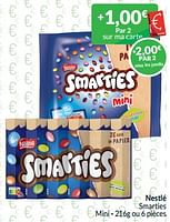 Promotions Nestlé smarties - Nestlé - Valide de 01/09/2024 à 30/09/2024 chez Intermarche