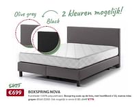 Boxspring nova-Huismerk - Meubelen Crack