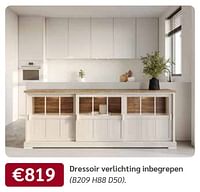 Dressoir verlichting inbegrepen-Huismerk - Meubelen Crack