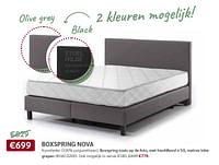 Boxspring nova-Huismerk - Meubelen Crack