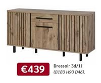 Dressoir 3d-1l-Huismerk - Meubelen Crack