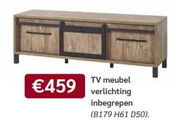 Tv meubel verlichting inbegrepen