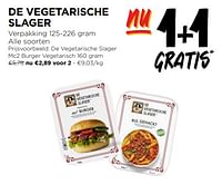 De vegetarische slager mc2 burger vegetarisch-De Vegetarische Slager