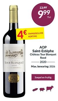 Aop saint-estèphe château tour blanquet rood-Rode wijnen