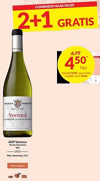 Aop ventoux terroir daronton wit-Witte wijnen