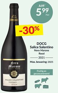 Docg salice salentino nero marone rood-Rode wijnen