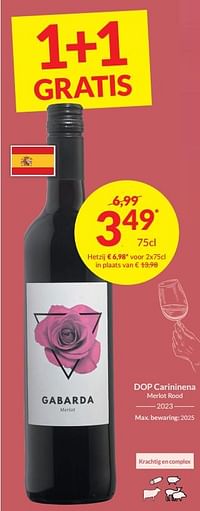 Dop carininena merlot rood-Rode wijnen