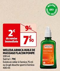 Weleda arnica huile de massage flacon pompe-Weleda