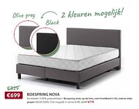 Boxspring nova-Huismerk - Meubelen Crack