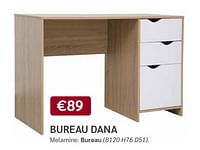 Bureau dana melamine-Huismerk - Meubelen Crack