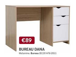 Bureau dana melamine