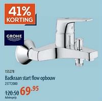 Badkraan start flow opbouw-Grohe