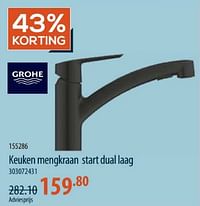 Keuken mengkraan start dual laag-Grohe