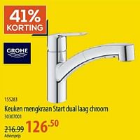 Keuken mengkraan start dual laag chroom-Grohe