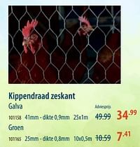 Kippendraad zeskant galva-Huismerk - Cevo