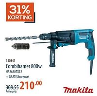 Makita combihamer hr26307x12 + borenset-Makita