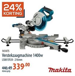 Makita verstekzaagmachine ls0815fln