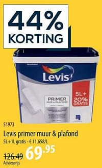 Levis primer muur + plafond-Levis