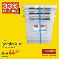 Opbergbox q-line-Sunware