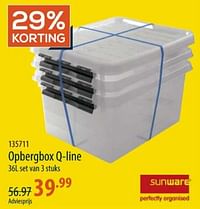 Opbergbox q-line-Sunware