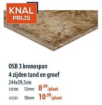 Osb 3 kronospan-Huismerk - Cevo