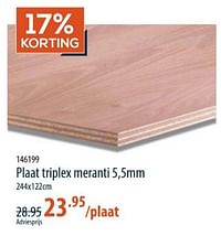 Plaat triplex meranti-Huismerk - Cevo